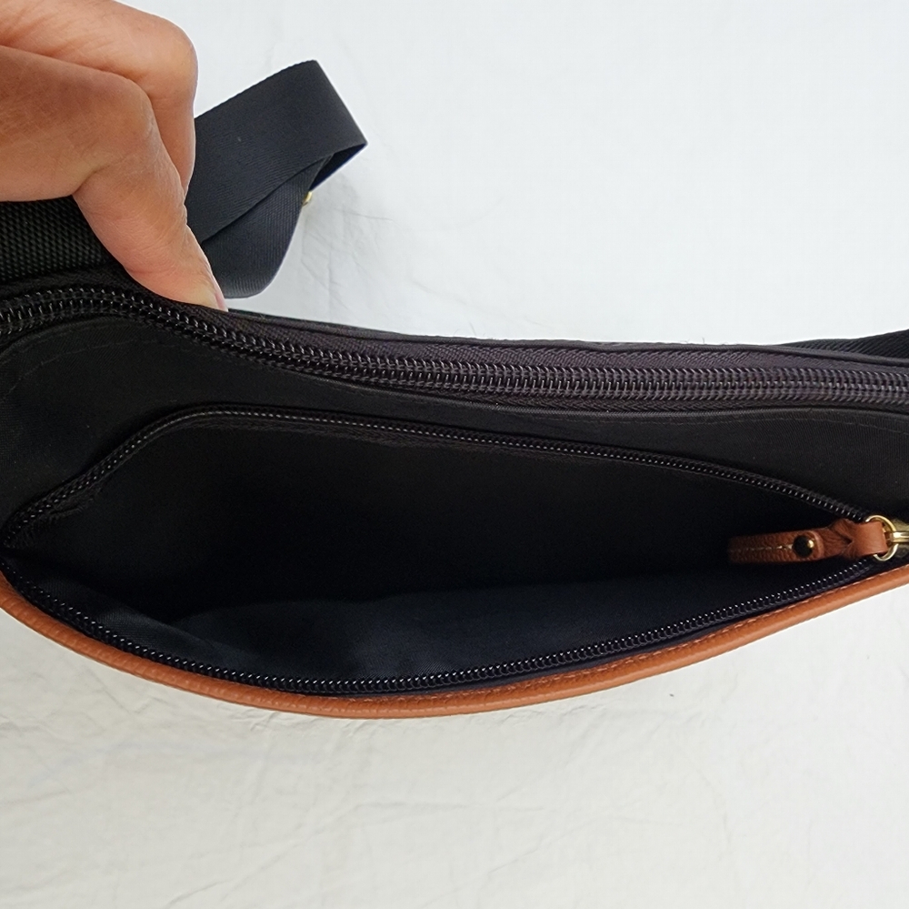 Bric's Nylon Crossbody Bag Black - Picture 5 of 8